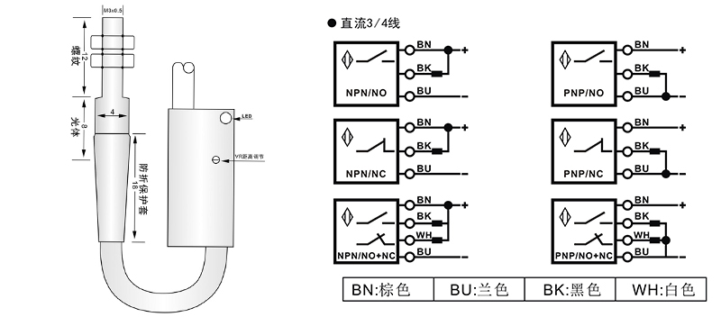 M3激光開(kāi)關(guān)漫反射式
